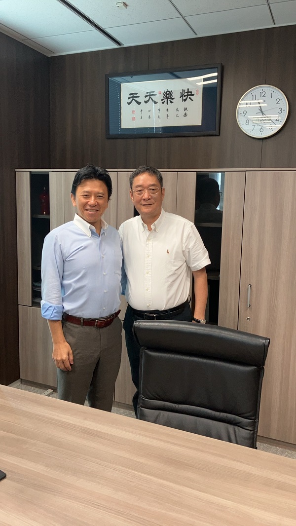 蔡總在東京與丸紅Chemix社長真野亮一會(huì)面